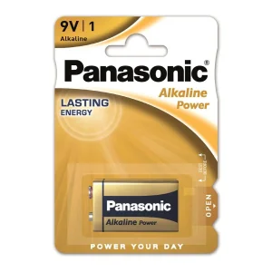 Батарейка Panasonic ALKALINE POWER 6LR61 BLI 1 ALKALINE, 6LR61REB/1BP